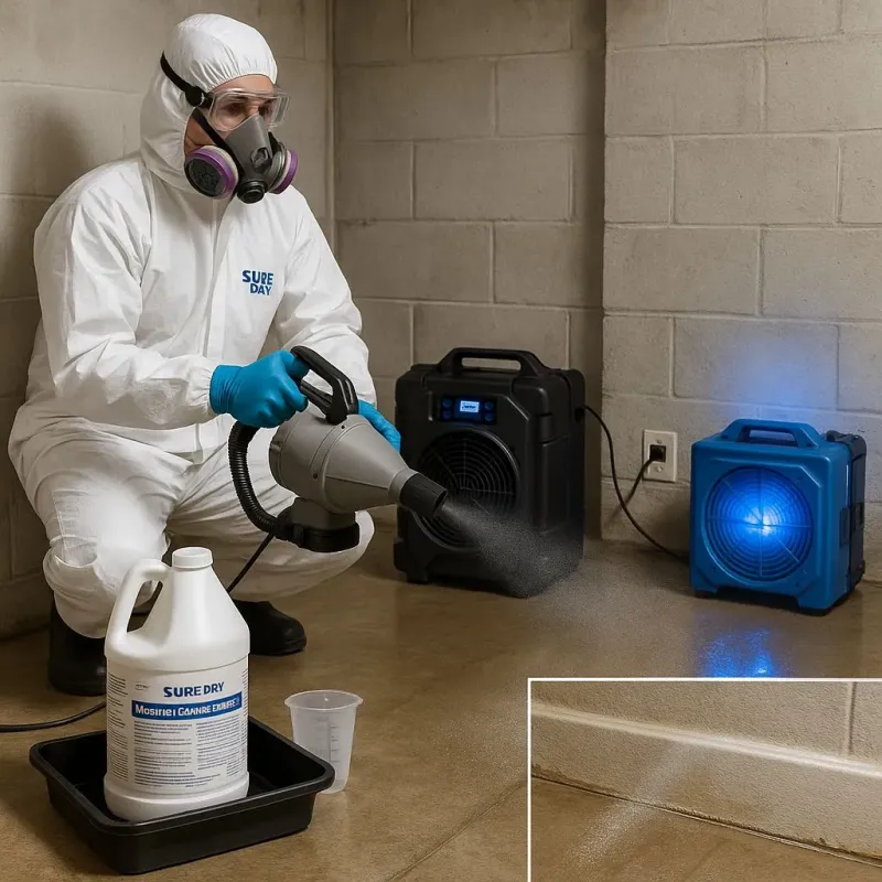 Sanitization and Odor Removal process in Laguna Heights, TX