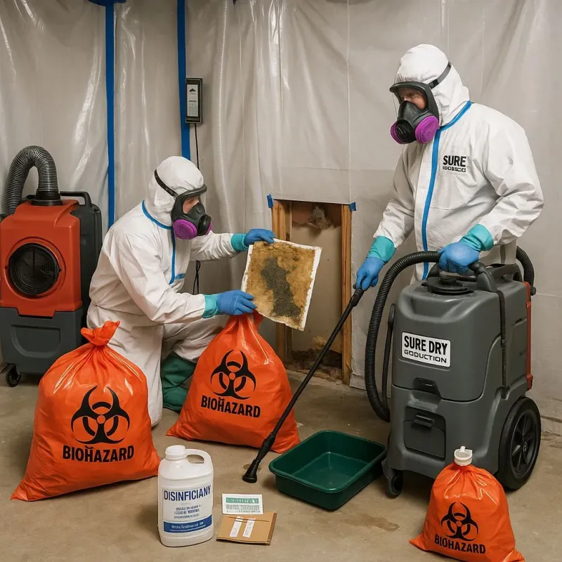 Contaminated Water Handling Protocols process in Laguna Heights, TX